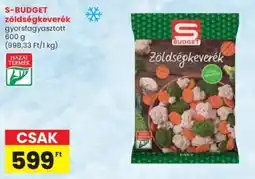 Spar S-BUDGET zöldségkeverék ajánlat