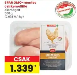 Spar SPAR GMO-mentes csirkemellfilé ajánlat