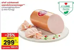 Spar eFeF csirkemell szendvicscsemege ajánlat