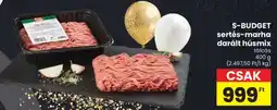 Spar S-BUDGET sertés-marha darált húsmix ajánlat