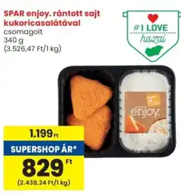 Spar SPAR enjoy. rántott sajt kukoricasalátával ajánlat