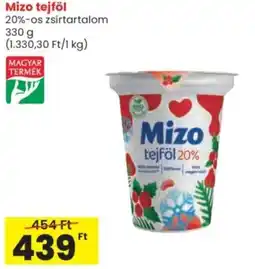 Spar Mizo tejföl ajánlat