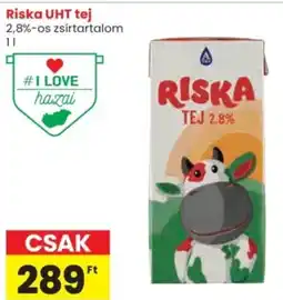 Spar Riska UHT tej 2,8%-os ajánlat