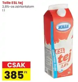Spar Tolle ESL tej ajánlat