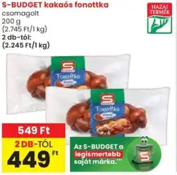 Spar S-BUDGET kakaós fonottka ajánlat
