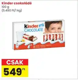 Spar Kinder csokoládé ajánlat
