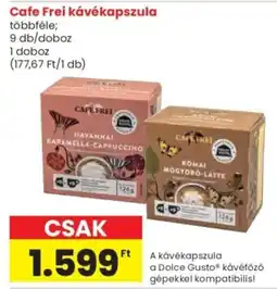 Spar Cafe Frei kávékapszula ajánlat
