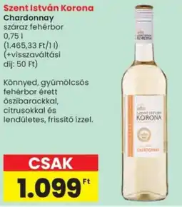 Spar Szent István Korona Chardonnay ajánlat