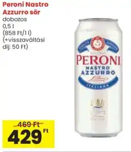 Spar Peroni Nastro Azzurro sör ajánlat