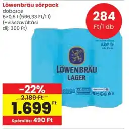 Spar Löwenbräu sörpack ajánlat