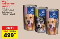 Spar King kutyaeledel-konzerv ajánlat