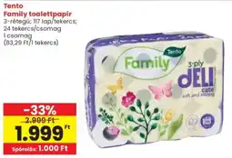 Spar Tento Family toalettpapír ajánlat