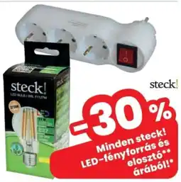 Spar Steck! LED-fényforrás és elosztó ajánlat