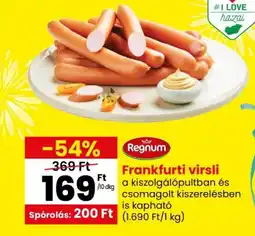 Spar Regnum Frankfurti virsli ajánlat