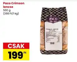 Spar Paco Crimson lencse ajánlat