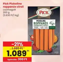 Spar Pick Pickolino roppanós virsli ajánlat
