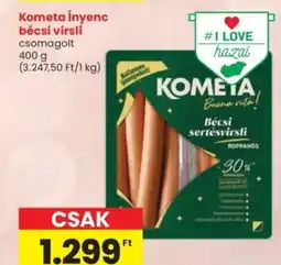 Spar Kometa Ínyenc bécsi virsli ajánlat