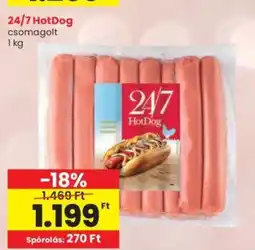 Spar 24/7 HotDog csomagolt ajánlat