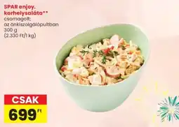 Spar SPAR enjoy. korhelysaláta ajánlat
