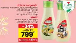 Spar Univer majonéz ajánlat