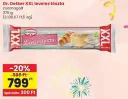 Spar Dr. Oetker XXL leveles tészta ajánlat