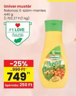Spar Univer mustár ajánlat