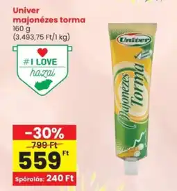 Spar Univer majonézes torma ajánlat