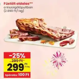 Spar Füstölt oldalas ajánlat