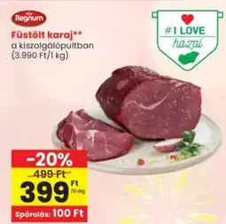 Spar Regnum Füstölt karaj ajánlat