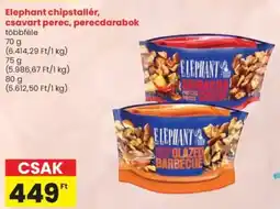Spar Elephant chipstallér, csavart perec, perecdarabok ajánlat