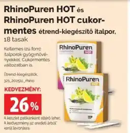 Pingvin Patika RhinoPuren HOT és ajánlat