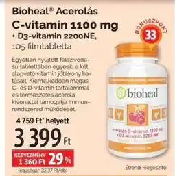 Pingvin Patika Bioheal® Acerolás C-vitamin ajánlat