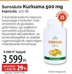 Pingvin Patika Sunsalute Kurkuma ajánlat