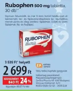 Pingvin Patika Rubophen ajánlat