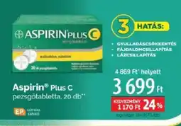 Pingvin Patika AspirinⓇ Plus C pezsgőtabletta ajánlat