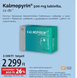 Pingvin Patika Kalmopyrin® 500 mg tabletta ajánlat