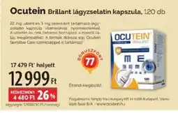 Pingvin Patika Ocutein Brillant lágyzselatin kapszula ajánlat