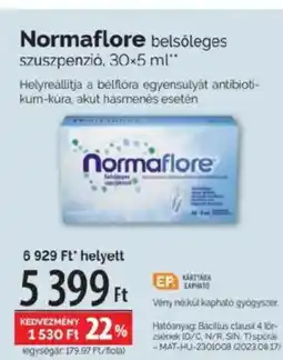 Pingvin Patika Normaflore belsőleges ajánlat