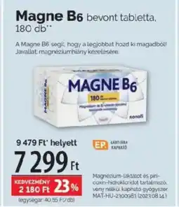 Pingvin Patika Magne B6 bevont tabletta ajánlat