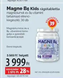 Pingvin Patika Magne B6 Kids rágótabletta ajánlat
