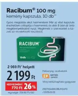 Pingvin Patika RacibumⓇ 100 mg ajánlat