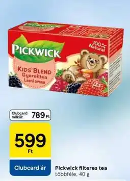 Tesco Pickwick filteres tea ajánlat
