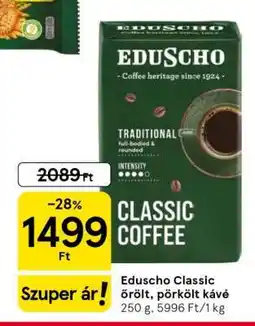 Tesco EduScho Classic őrölt, pörkölt kávé ajánlat