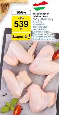Tesco Tesco magyar csirkeszárny ajánlat