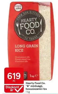 Tesco Hearty Food Co. hosszúszemű rizs ajánlat