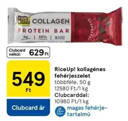 Tesco RiceUp! kollagénes fehérjeszelet ajánlat
