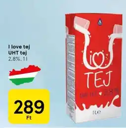 Tesco I love tej UHT tej ajánlat