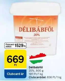 Tesco DÉLIBÁBFÖL ajánlat