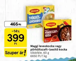 Tesco Maggi leveskocka vagy pörköltzaft-ízesítő kocka ajánlat