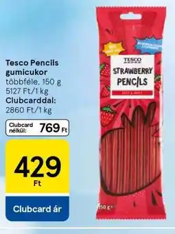 Tesco Tesco Pencils gumicukor ajánlat